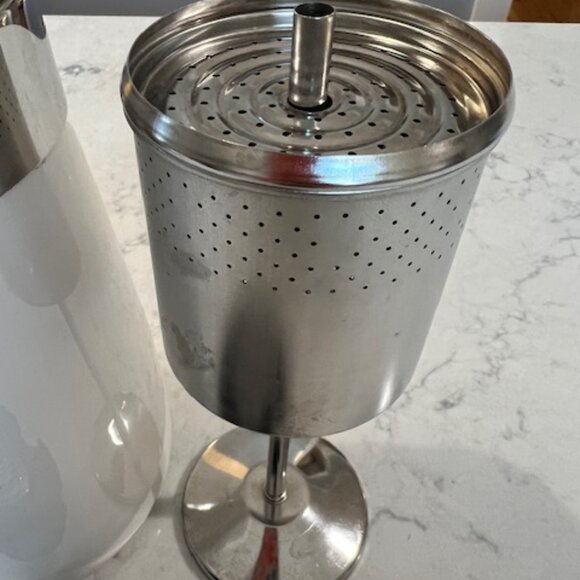 CorningWare 9 Cup Stove Top Percolator Cornflower Pattern Coffee Pot - Picture 8 of 15